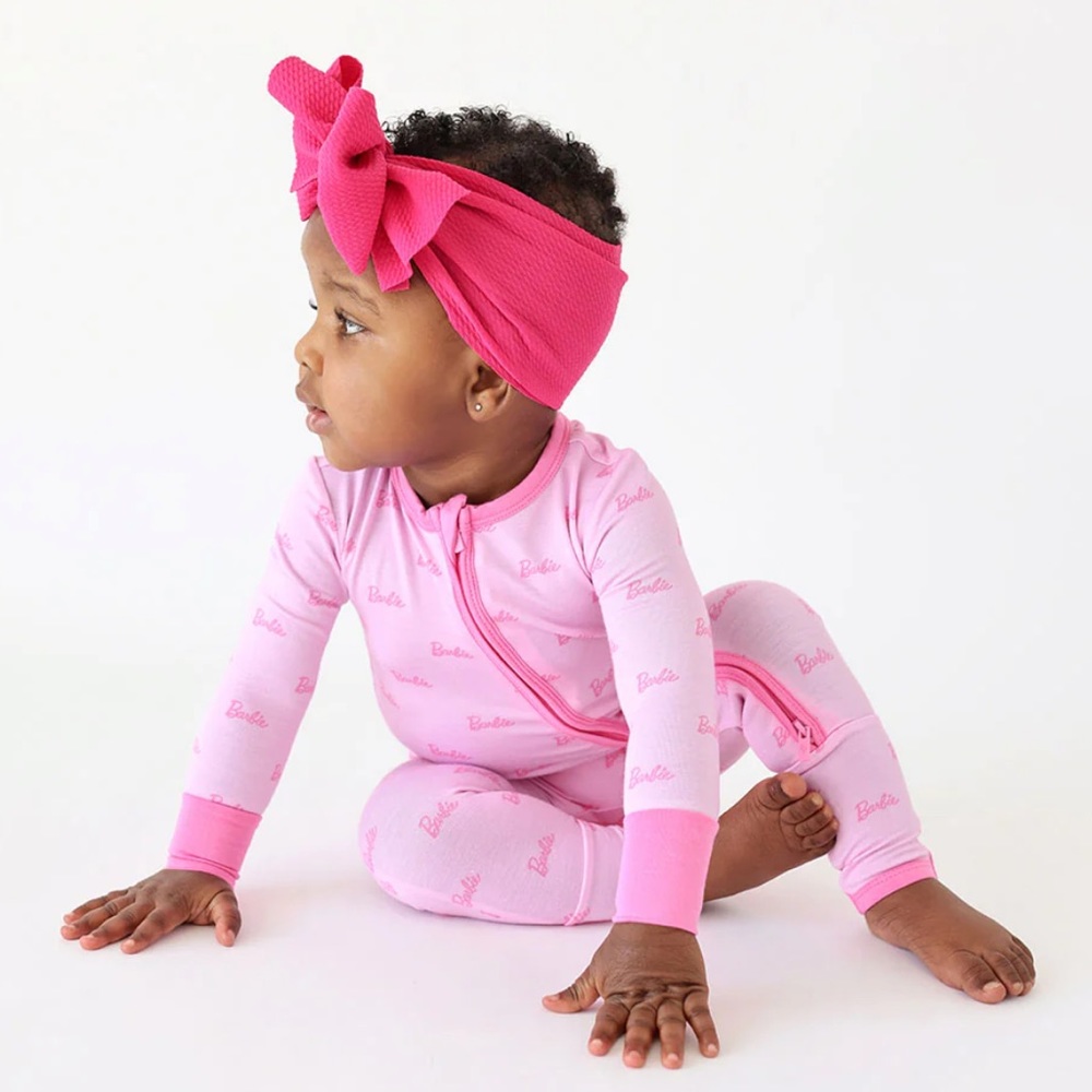 Posh Peanut x Barbie-Barbie Logo Convertible One Piece-12-18 months-NWT